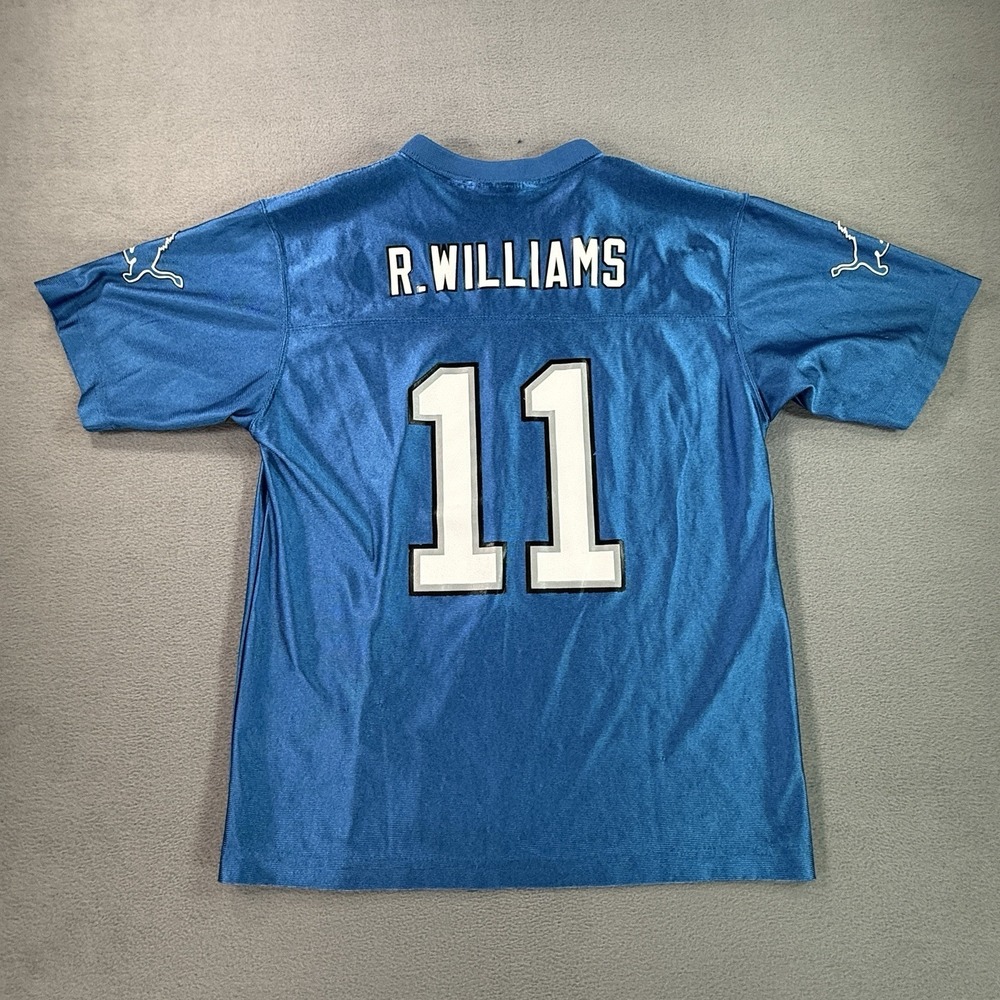 Roy Williams Detroit Lions Blue Jersey #11 Men's‎ Small NFL Players